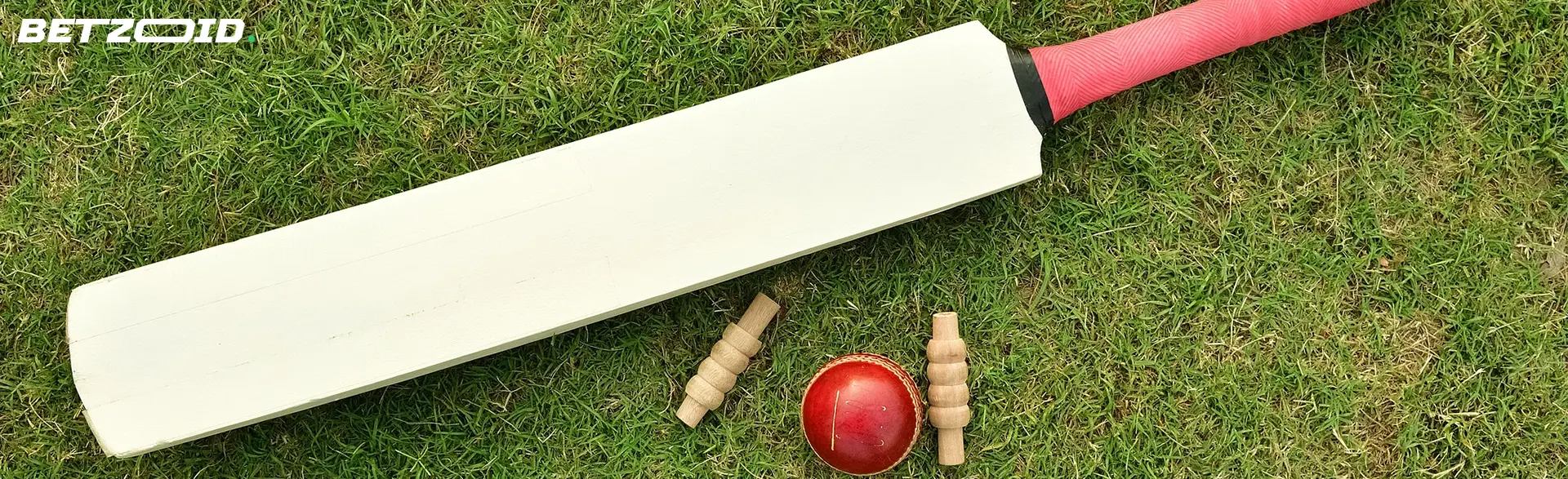 Battes et balles de cricket. 
