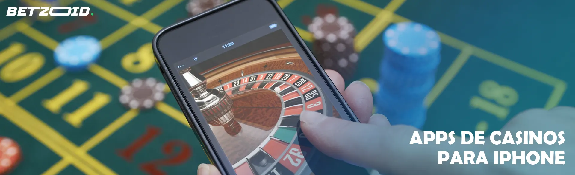 Un teléfono móvil con una ruleta en la pantalla.