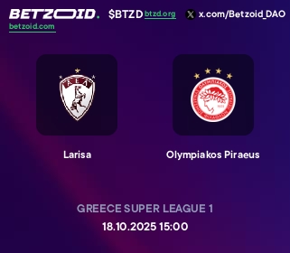 Larisa - Olympiakos Piraeus Larisa - Olympiakos Piraeus