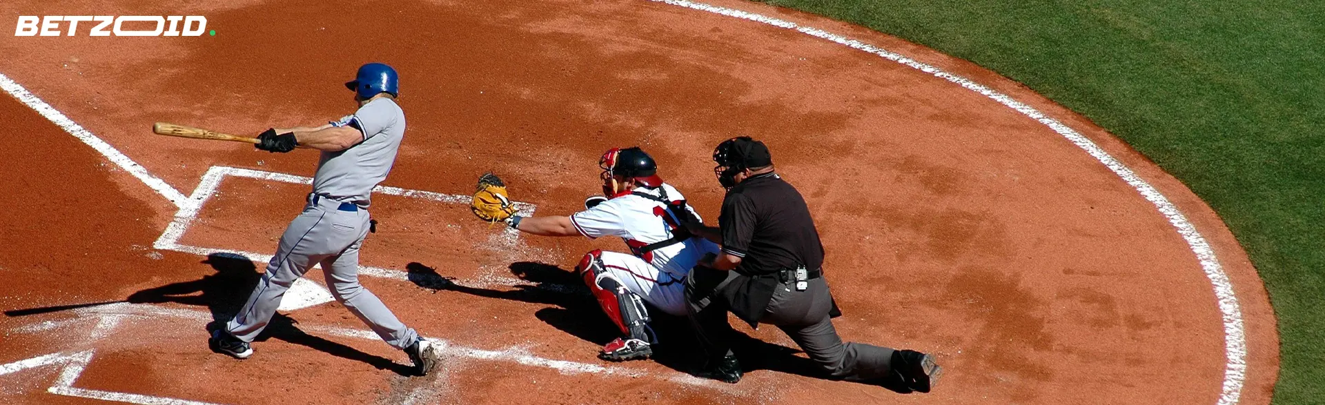 Baseball players at bat.