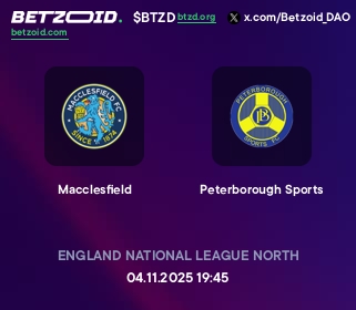 Macclesfield - Peterborough Sports Macclesfield - Peterborough Sports