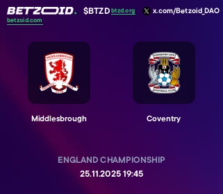 Middlesbrough - Coventry Middlesbrough - Coventry