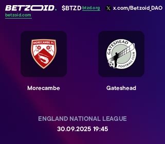 Morecambe - Gateshead Morecambe - Gateshead