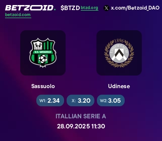 Sassuolo - Udinese Sassuolo - Udinese