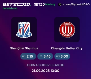 Shanghai Shenhua - Chengdu Better City Shanghai Shenhua - Chengdu Better City