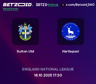 Sutton Utd - Hartlepool