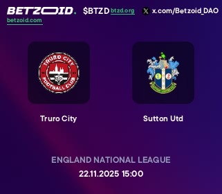 Truro City - Sutton Utd
