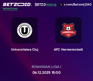 Universitatea Cluj - AFC Hermannstadt Universitatea Cluj - AFC Hermannstadt