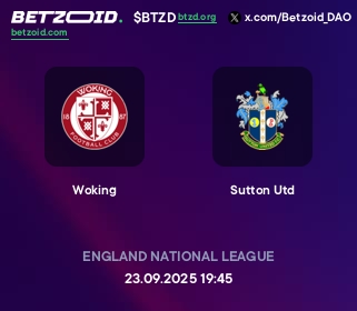 Woking - Sutton Utd